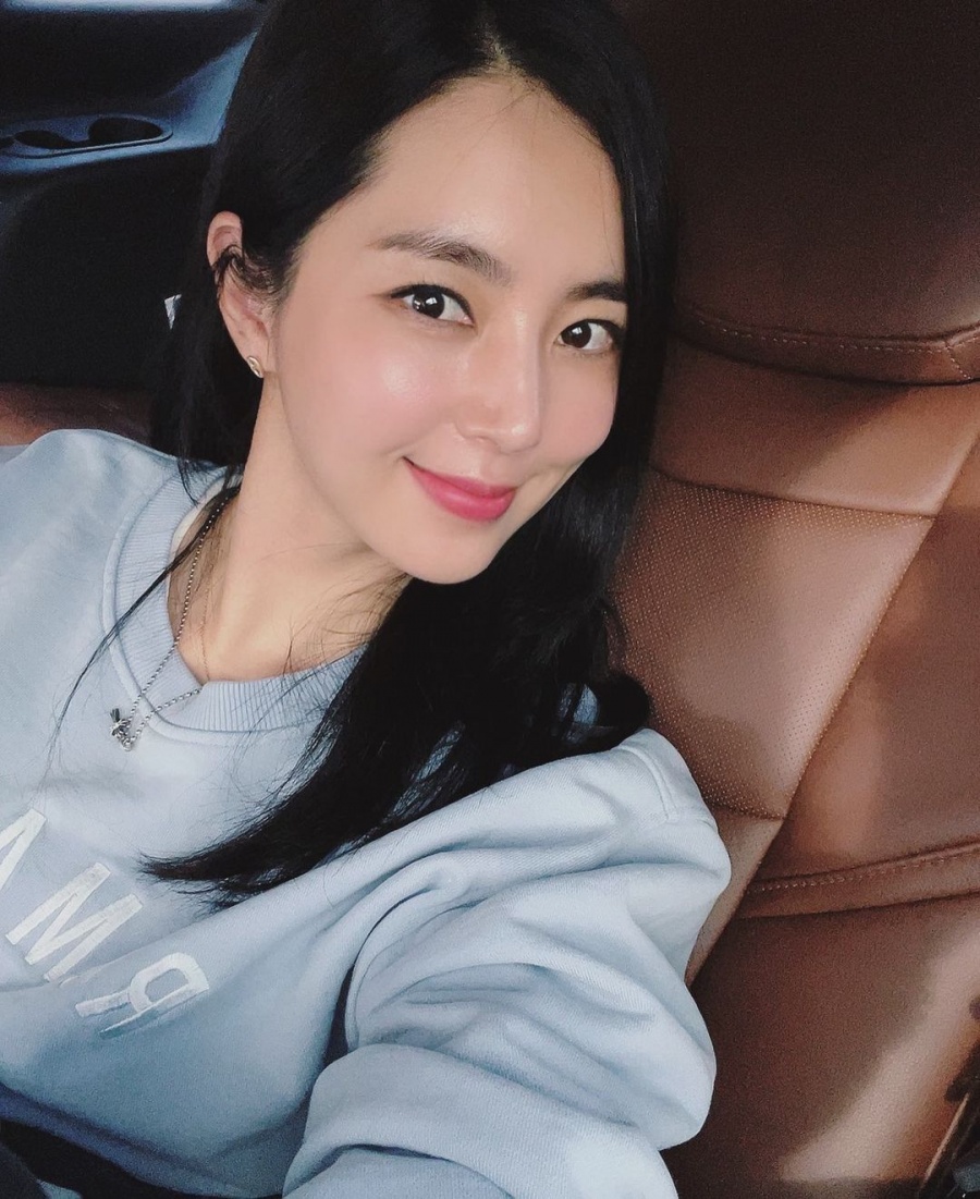 "너무 이쁘네" '차세찌♥' 한채아, 검은머리 상큼미모…한그루도 감탄