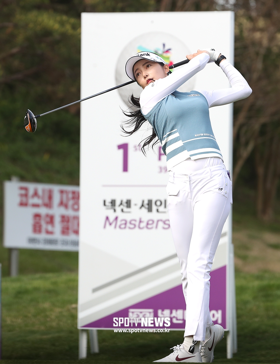 [포토S] 정지유, 아름다운 티샷