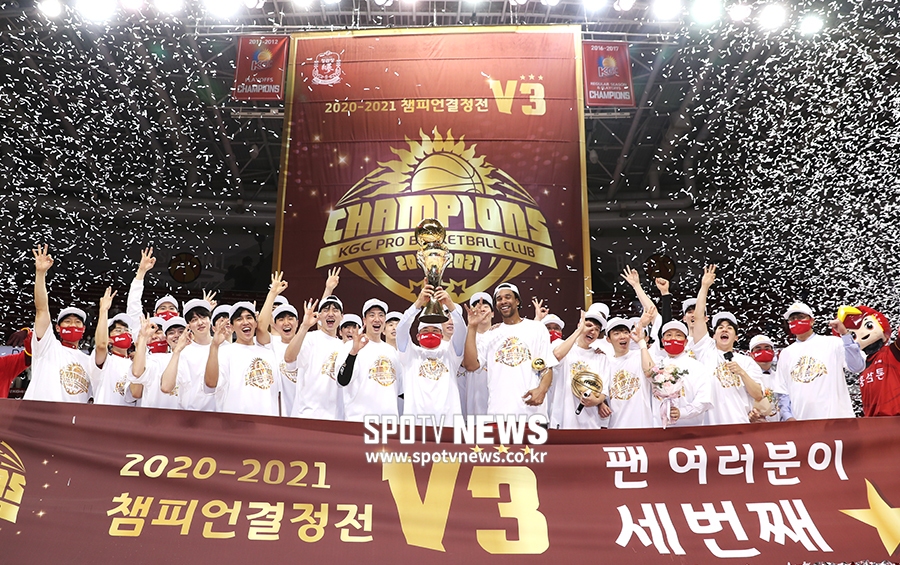 [포토S] KGC, 플레이오프 10연승으로 짜릿한 우승!