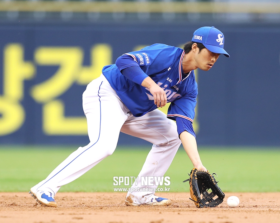 [포토S] 이학주, '실수는 없다'
