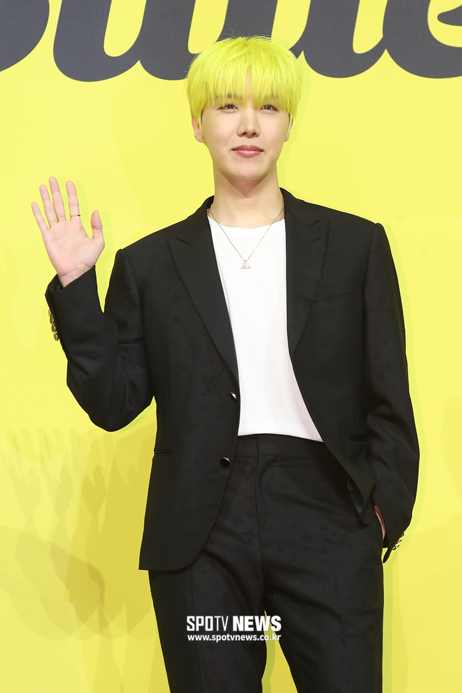 [포토S] 방탄소년단 제이홉, '머리가 형광형광!'