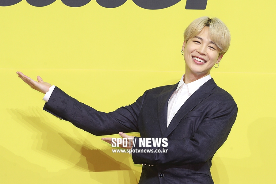[포토S] 방탄소년단 지민, 미소 활짝!