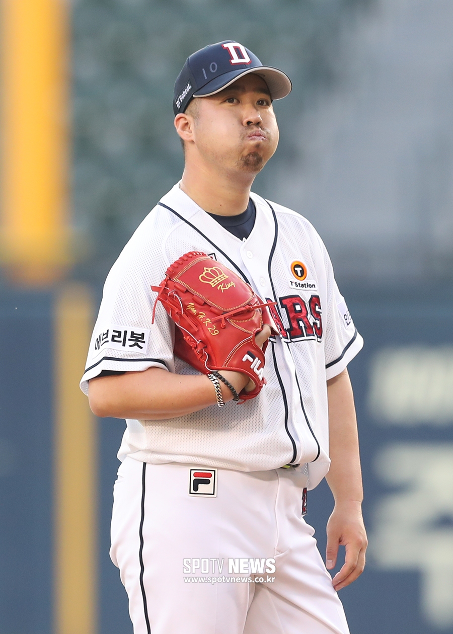 [포토S] 유희관, '아쉬움에'