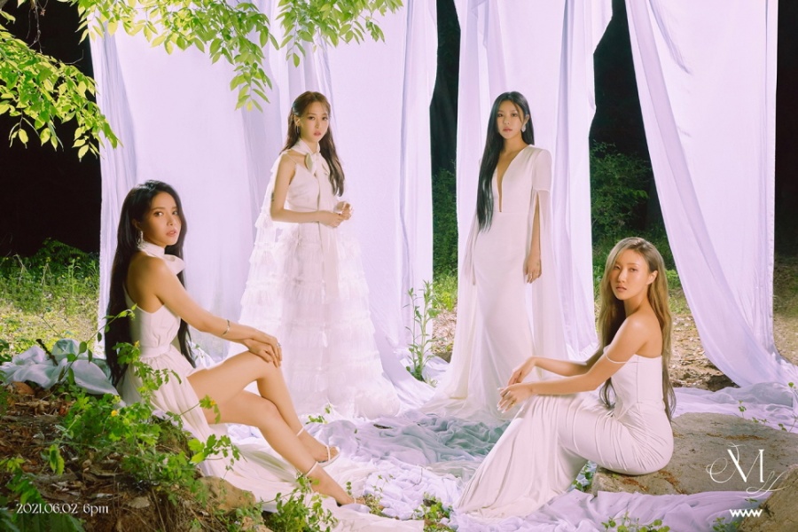 마마무, 새 앨범 'WAW' 콘셉트 포토 공개… 4인4색 여신강림