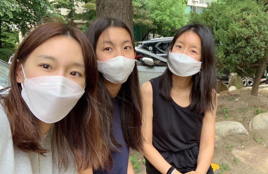 '둘째 임신' 이지혜, 미국서 온 언니+조카 공개…'미녀 삼총사' 결성하나