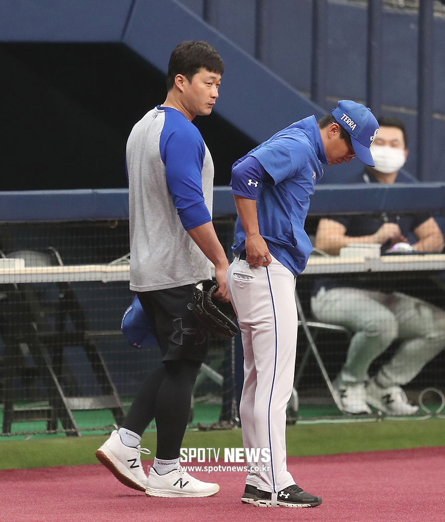 [포토S] 훈련 나서는 오승환