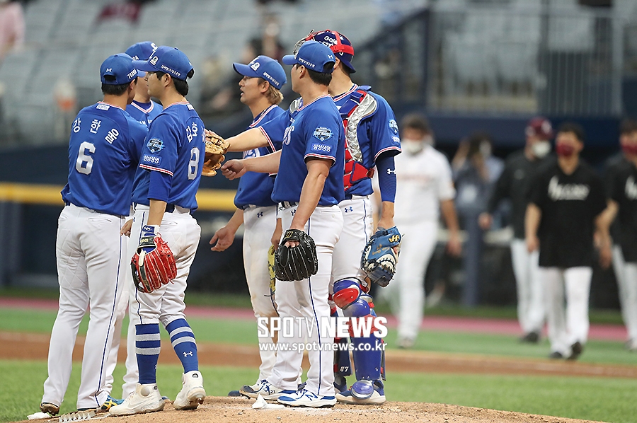 [포토S] 삼성, 올 시즌 키움 상대로 첫 승!