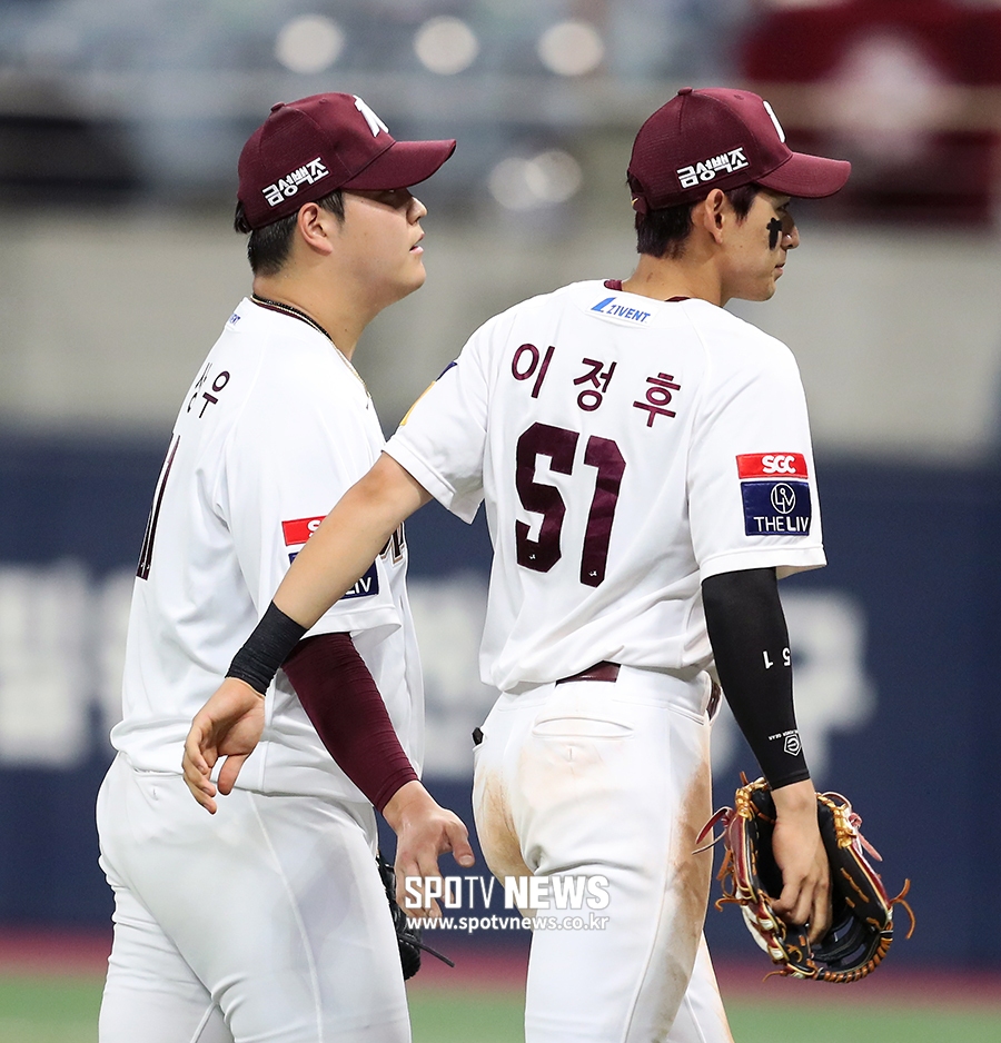 [포토S] 이정후-조상우, 승리 이끈 '국대 히어로즈'