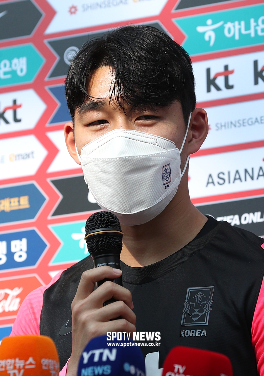 [포토S] 송민규, '머리 스타일도 흥민이 형처럼'
