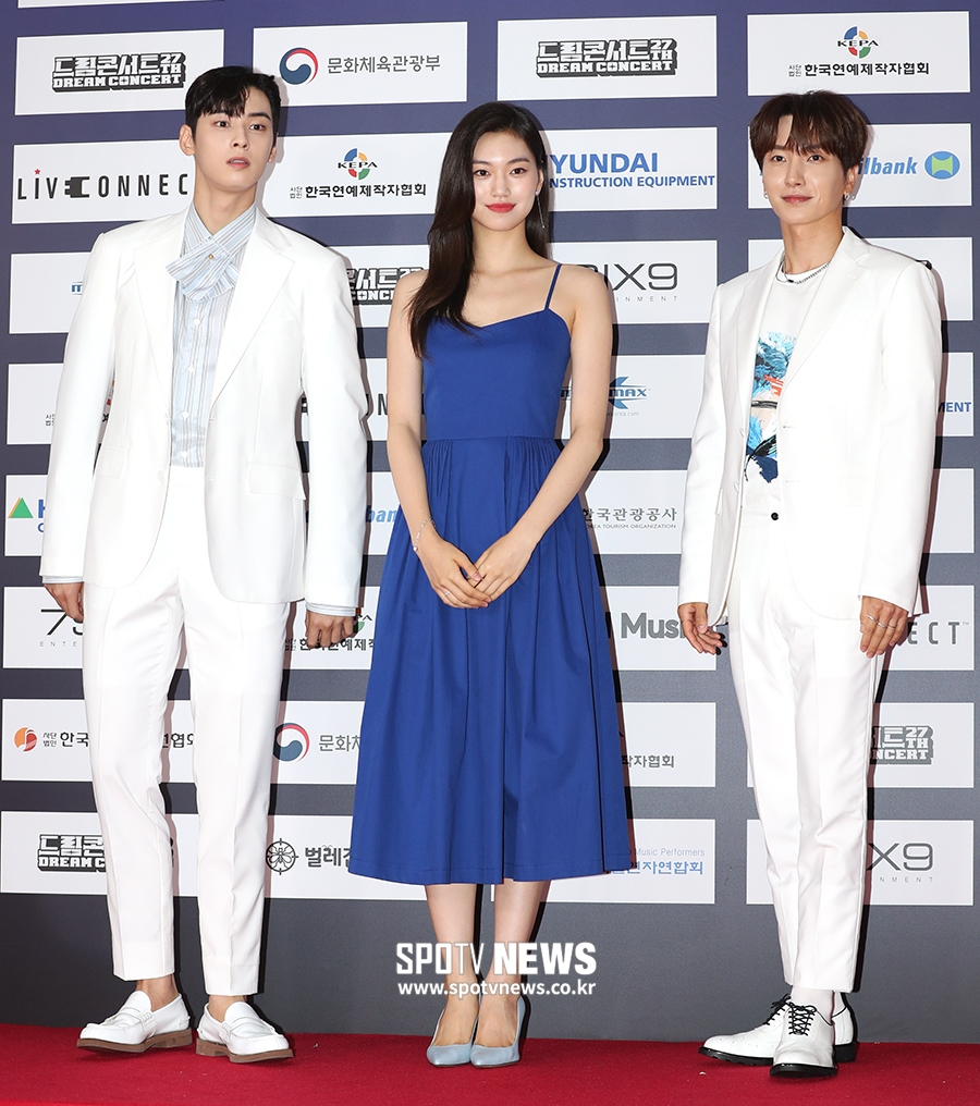 [포토S] 차은우-김도연-이특, 드림콘서트 MC