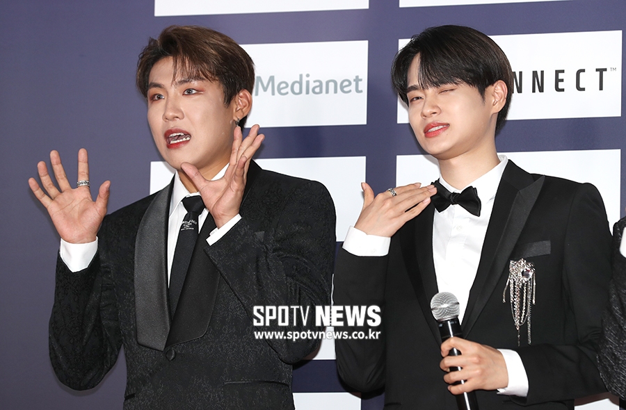 [포토S] 박우진-이대휘, '유쾌하게'