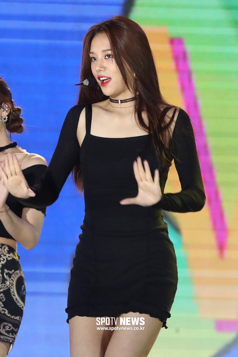 [포토S] 라붐 솔빈, 섹시한 블랙 원피스
