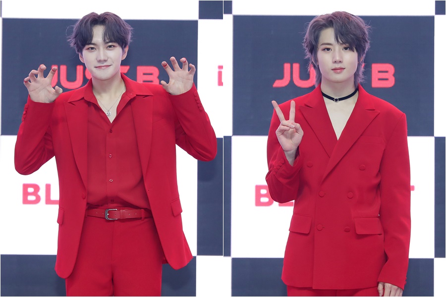 저스트비 JM-이건우 "엔하이픈과 선후배로 만나 기쁘고 묘해"