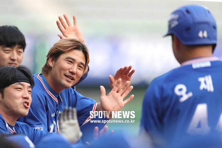 [포토S] 김상수, '재일이 형님, 어서오세요'