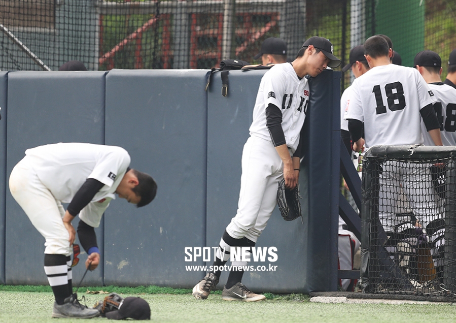 [포토S] '우승후보' 인천고, 청룡기 1회전 충격의 탈락
