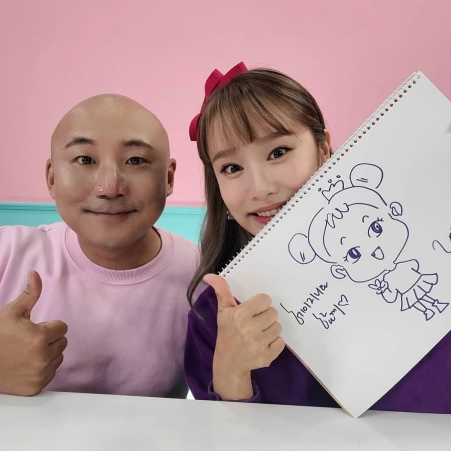 '41세' 주호민, 합성 아닙니다…헤이지니 만나 행복한 아이 같아