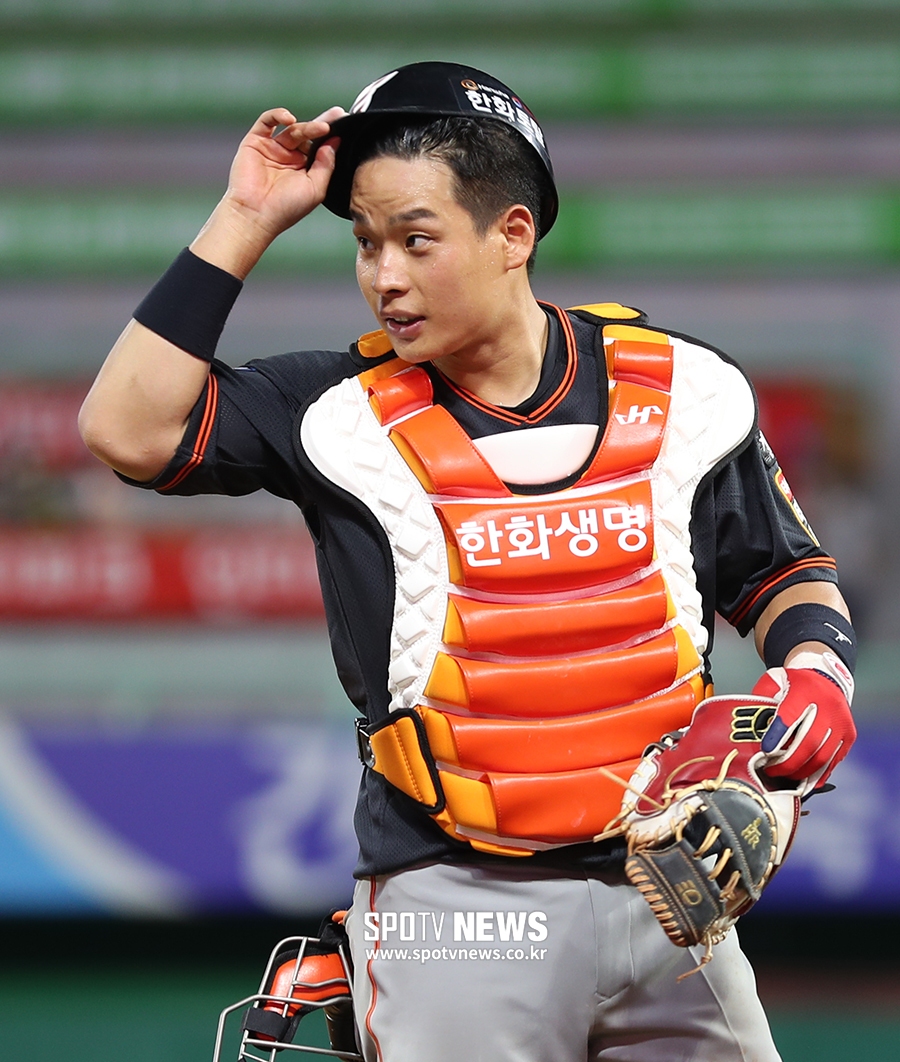 [포토S] 백용환, '한화에 완벽 적응'