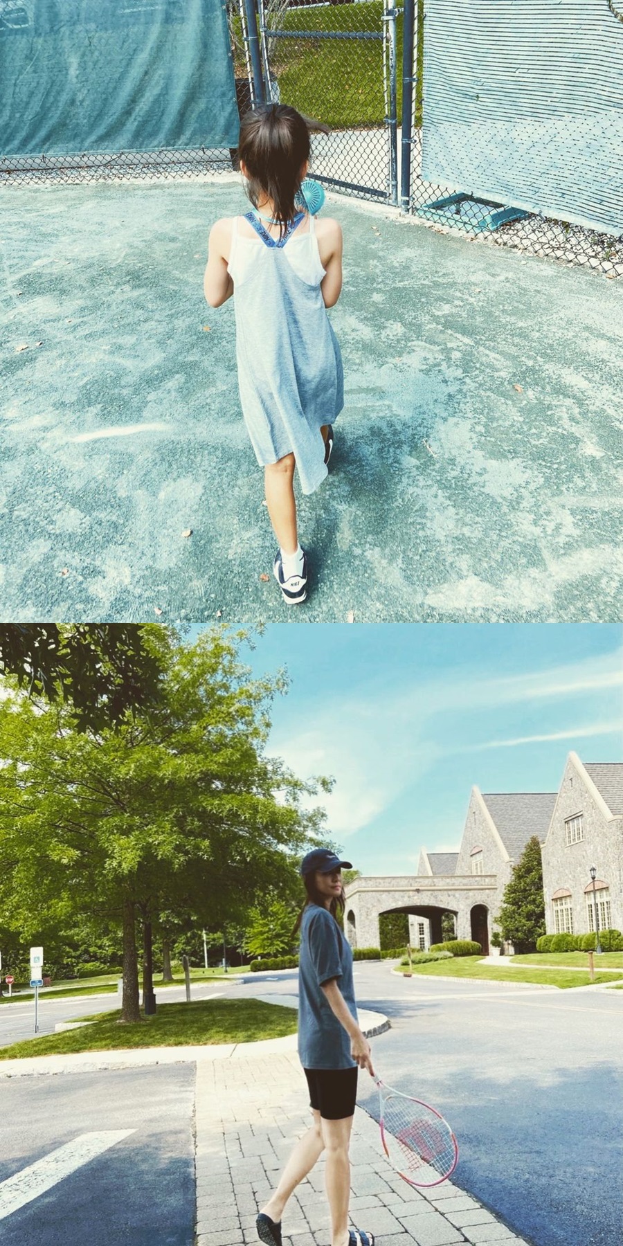 '♥권상우' 손태영 딸 리호, 엄마 닮아 키가 '쑥'…美서 여유로운 일상