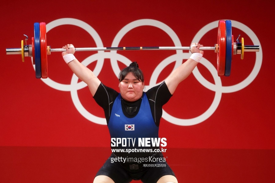 [SPO 도쿄]‘아깝다 5㎏!’ 역도 이선미, 메달 획득 좌절…결선 4위 마무리