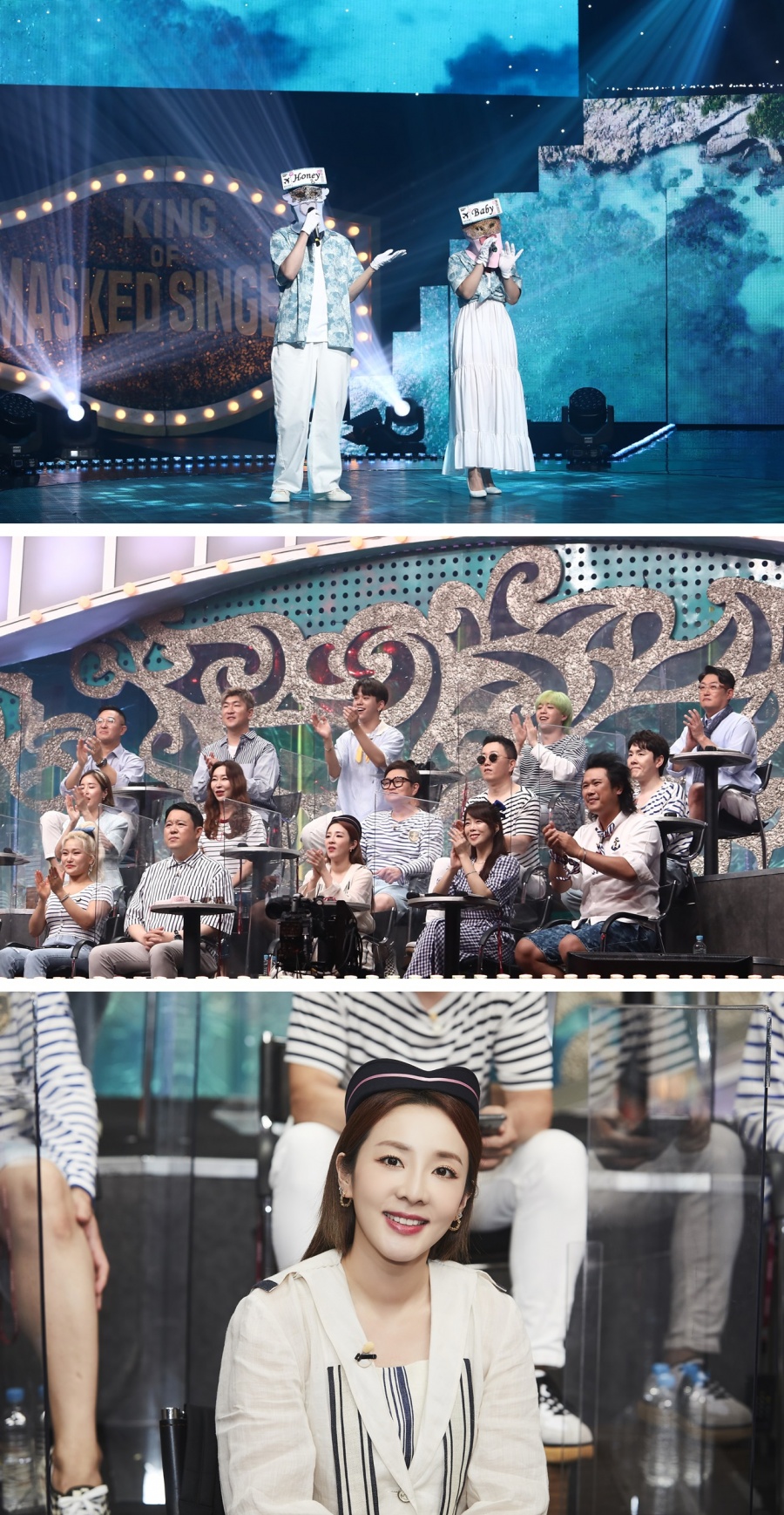 '복면가왕', 2주 만에 방송 재개…유성은♥루이, 신혼여행 대신 판정석에