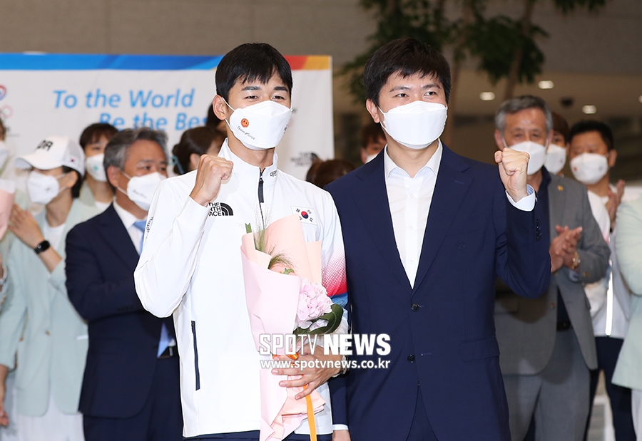 [포토S] 전웅태, 유승민 IOC위원과 기념 촬영