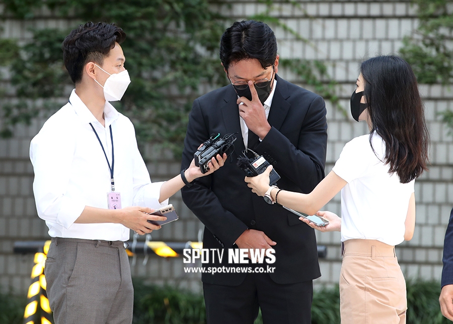[포토S] 하정우, '심려 끼쳐 드려 죄송합니다'