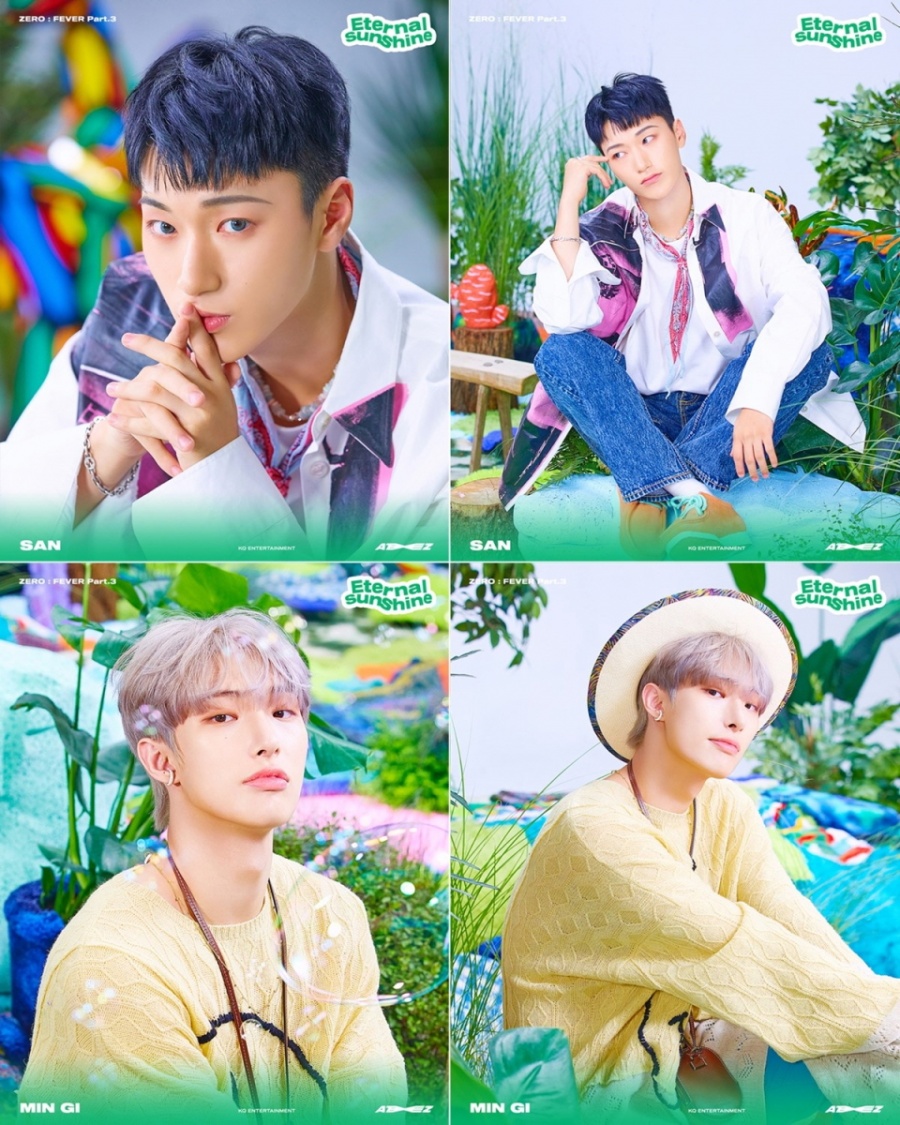 에이티즈 산X민기, '이터널 선샤인' 데자뷰 콘셉트 포토 공개