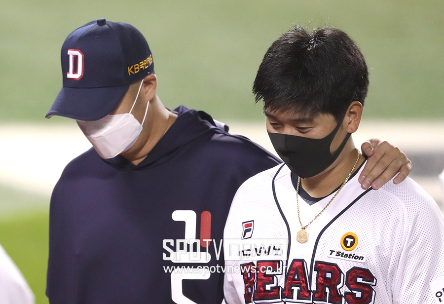 [포토S] 유희관, '명신아 괜찮아'