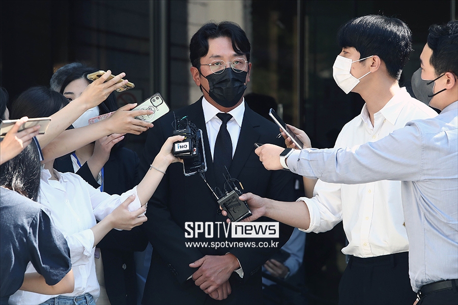 [포토S] '마약 투약 혐의' 하정우, "앞으로 건강하게 살겠다"