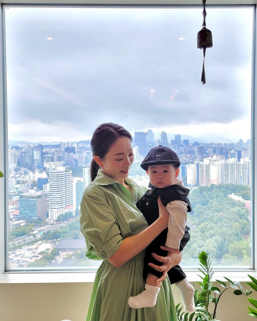 '연하 CEO♥' 박은영, 공원뷰 집이라니…40세에 낳은 아들은 좋겠네