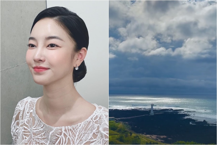 김윤지, 신혼 5일차에 꿀이 뚝뚝 떨어지나봐…제주도 신행 자랑