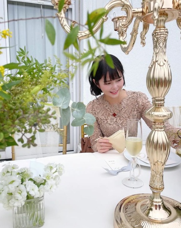 '이수근♥' 박지연, 원피스 입으니 단아 미인…연예인 해도 되겠어