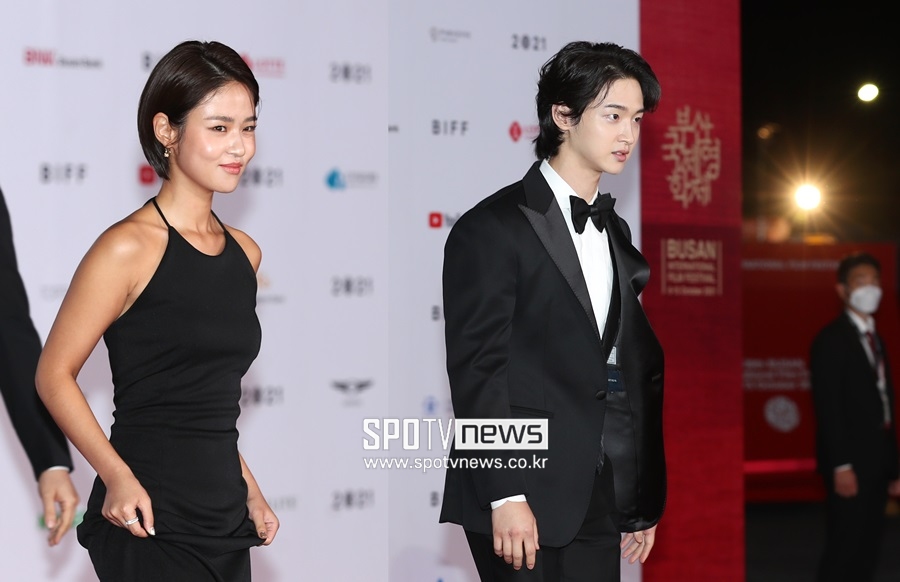 [2021 BIFF]'학폭' 심은우-'조선구마사' 장동윤, 헬쓱한 모습으로 첫 공식석상