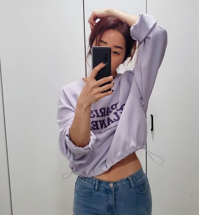 '사업가♥' 김경화, 한 손에 잡힐 개미허리…몸매관리 철처한 애둘맘