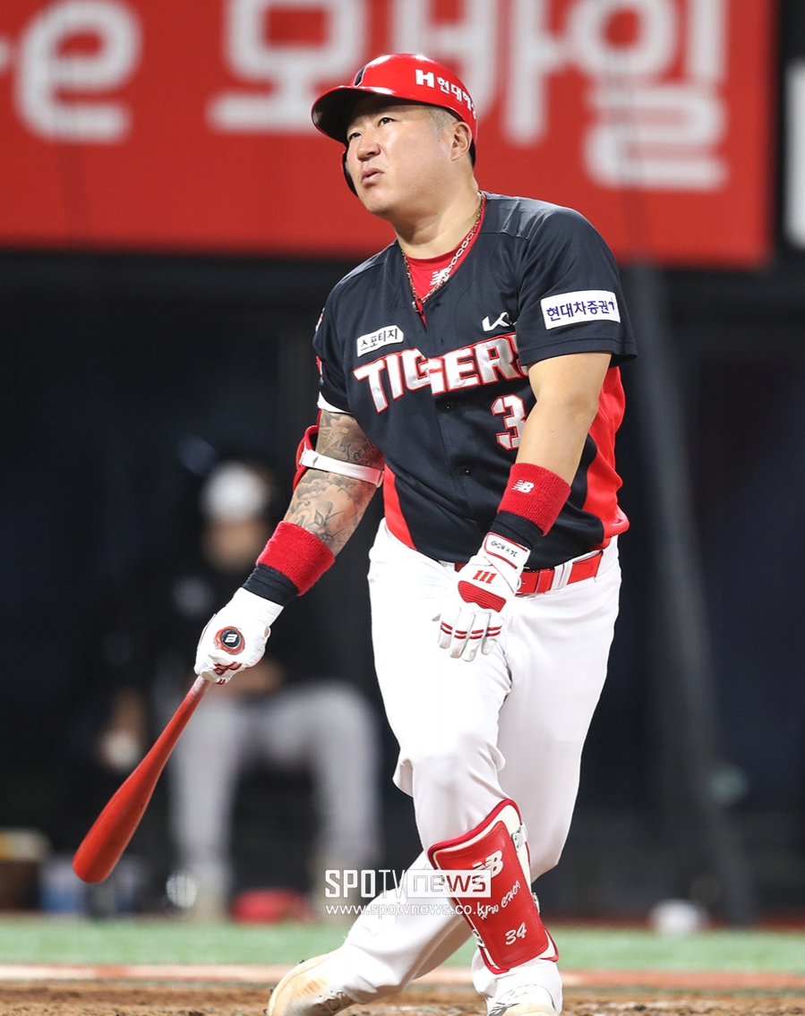 [포토S] 최형우, '안 풀리네'