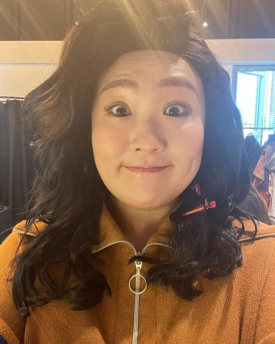 이수지, 14kg 빼더니 미스코리아 사자머리까지 했네…"오흔영 선생님"