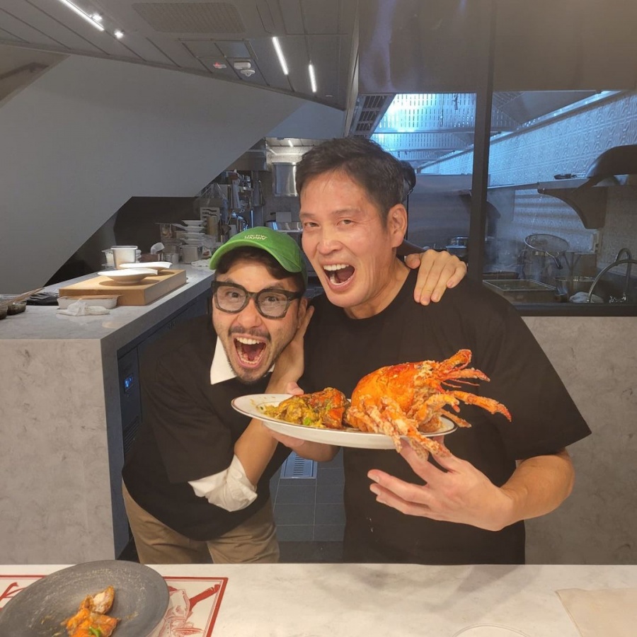 정용진 부회장 만난 노홍철…"엄마가 해준 밥보다 맛있어"