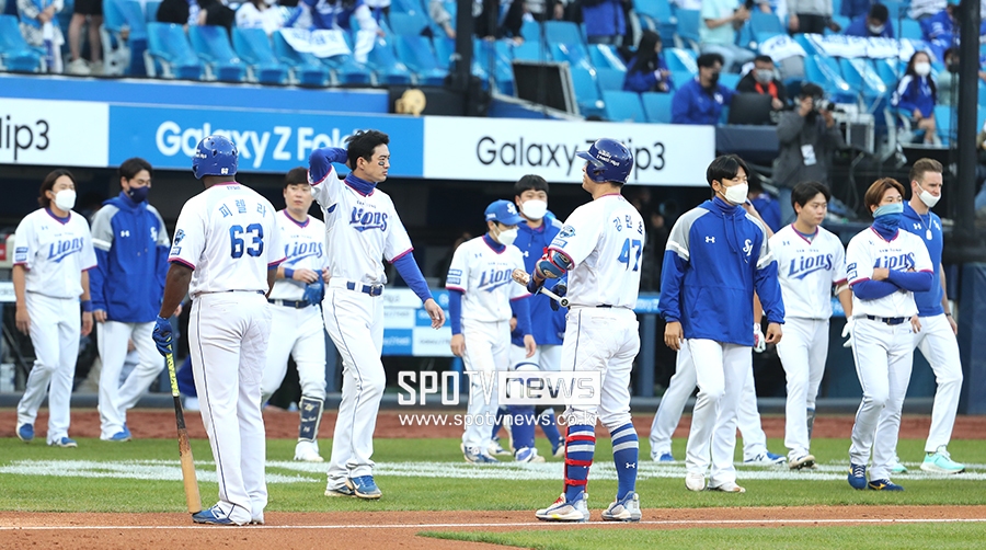 [포토S] 삼성, 안방에서 씁쓸한 2위