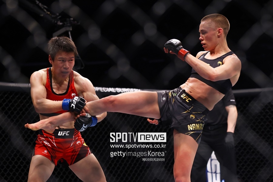 [UFC] 나마유나스 장웨일리 또 잡았다…역전승으로 타이틀 방어