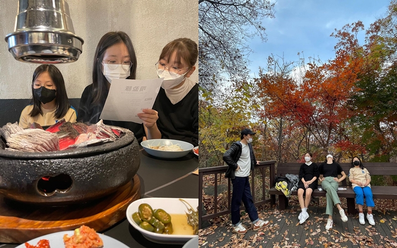 정웅인, 무럭무럭 잘 자란 세 딸과 주말 나들이…밥 안 먹어도 배부르겠어