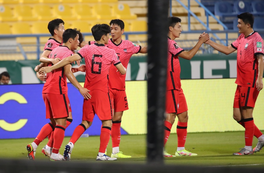 '이재성 선제골' 한국, 이라크에 1-0 리드 (전반종료)