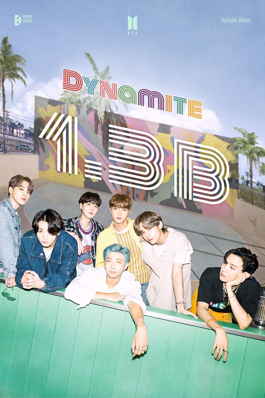 방탄소년단 '다이너마이트' 뮤직비디오, 13억뷰 돌파…통산 3번째