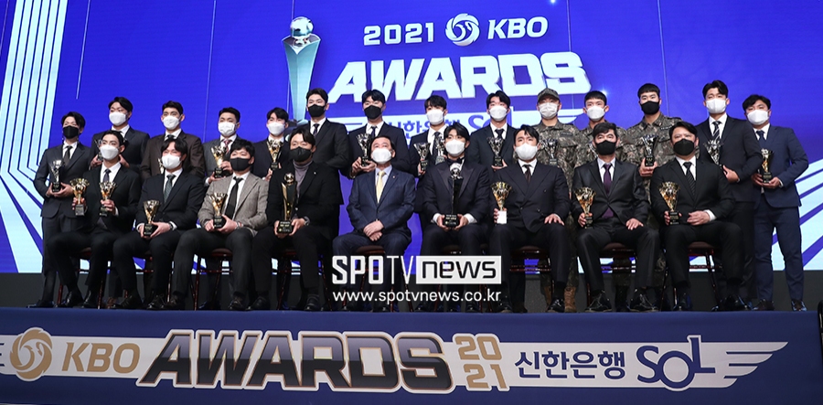 [포토S] KBO 시상식, 영광의 얼굴들