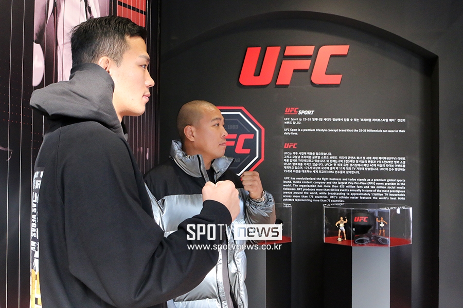[포토S] 박준용 정다운 "UFC 중량급 맡겨 주세요"