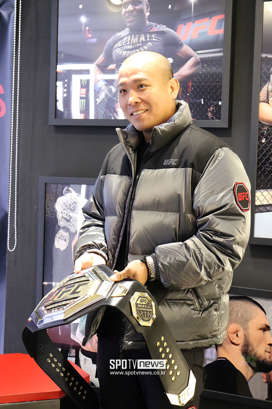 [포토S] '아이언 터틀' 박준용 "UFC 벨트 향해 갑니다"