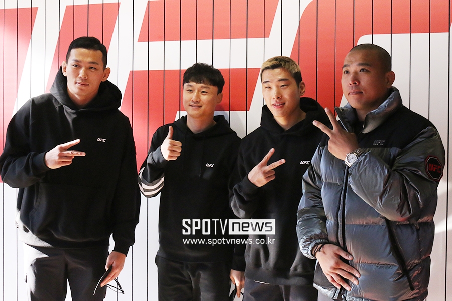 [포토S] 최두호 박준용 최승우 정다운 "UFC 활약 기대해 주세요"