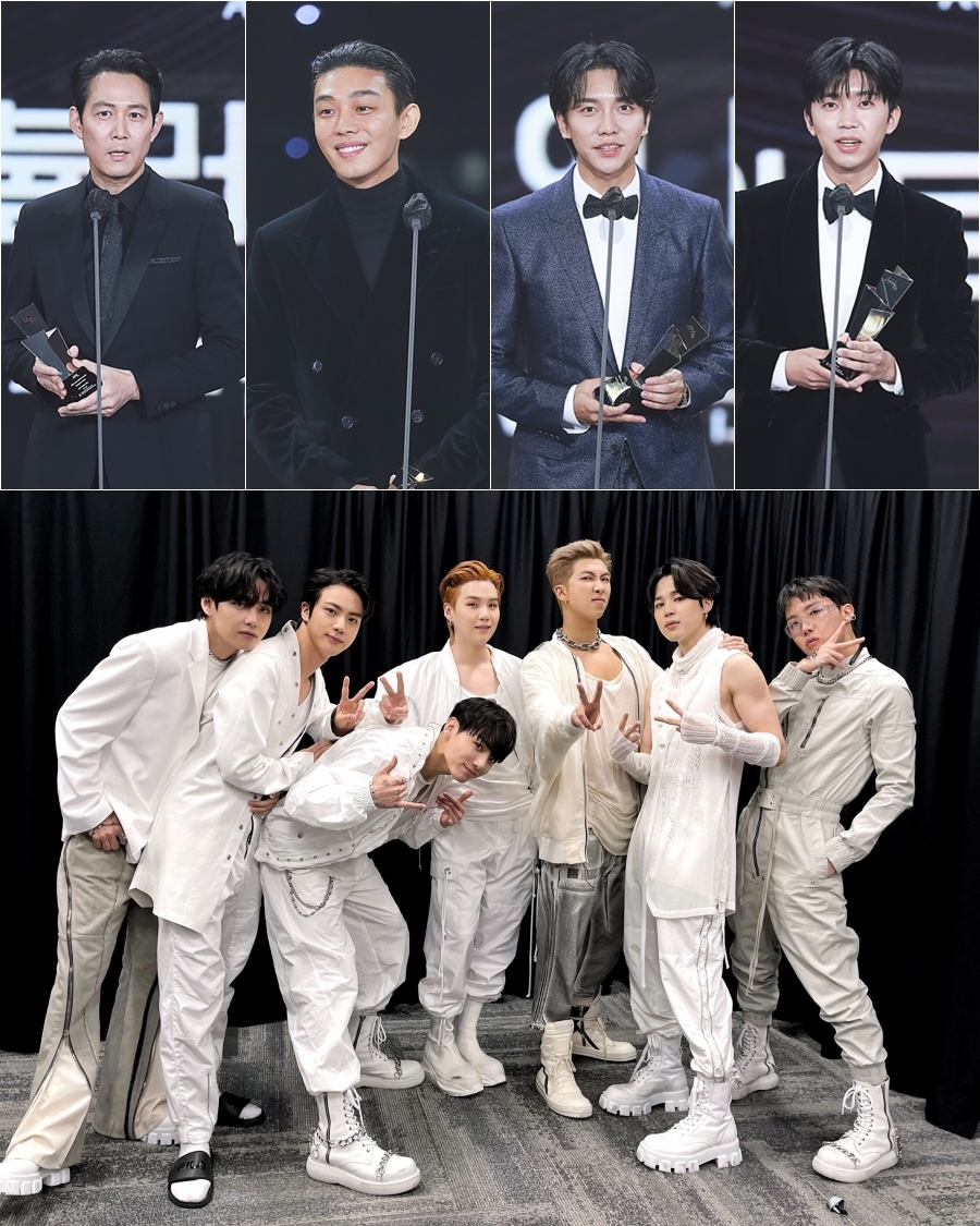 방탄소년단‧이정재→유아인‧임영웅, 2021 AAA '대상'[종합]