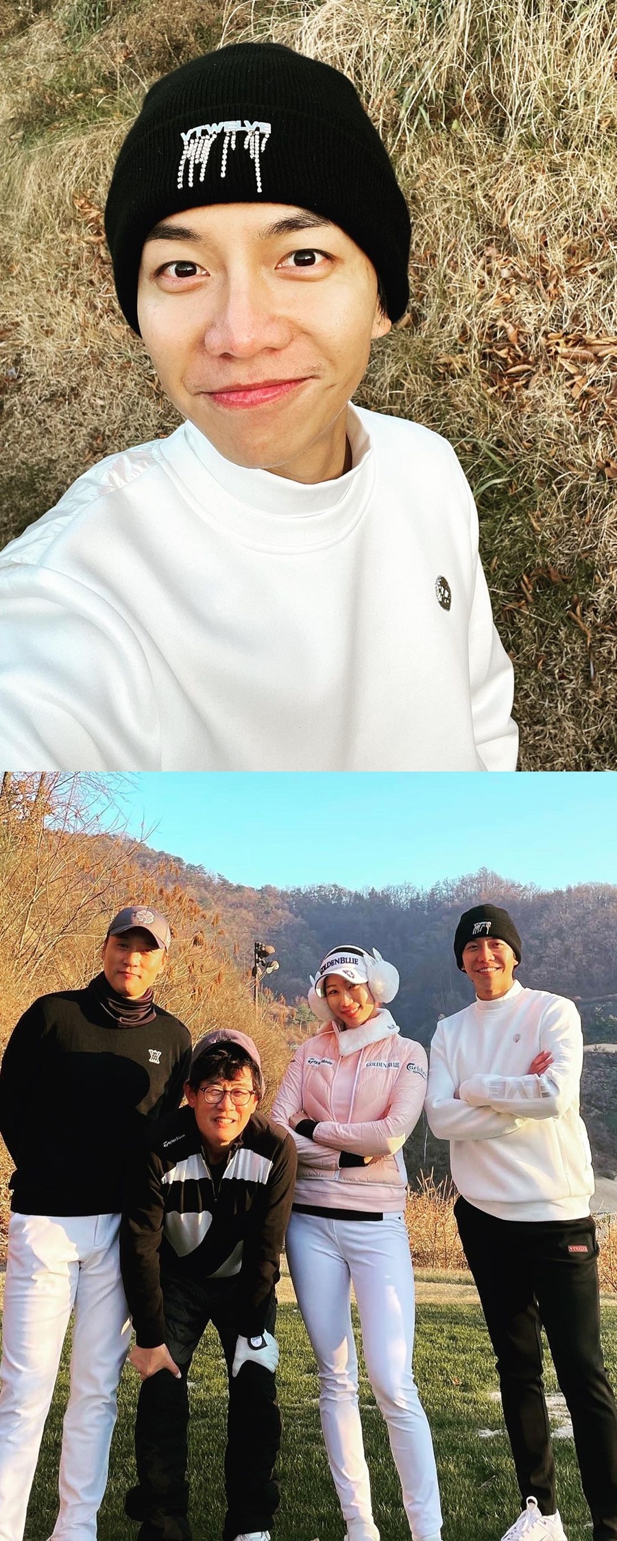 이승기, 야외에선 더 잘생겨 보이네…'♥이다인' 골프치다 반할만 해