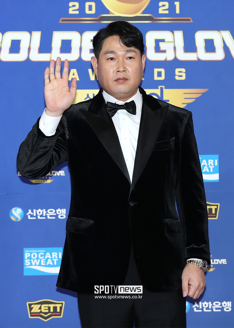 [포토S] 골든글러브 참석한 양의지
