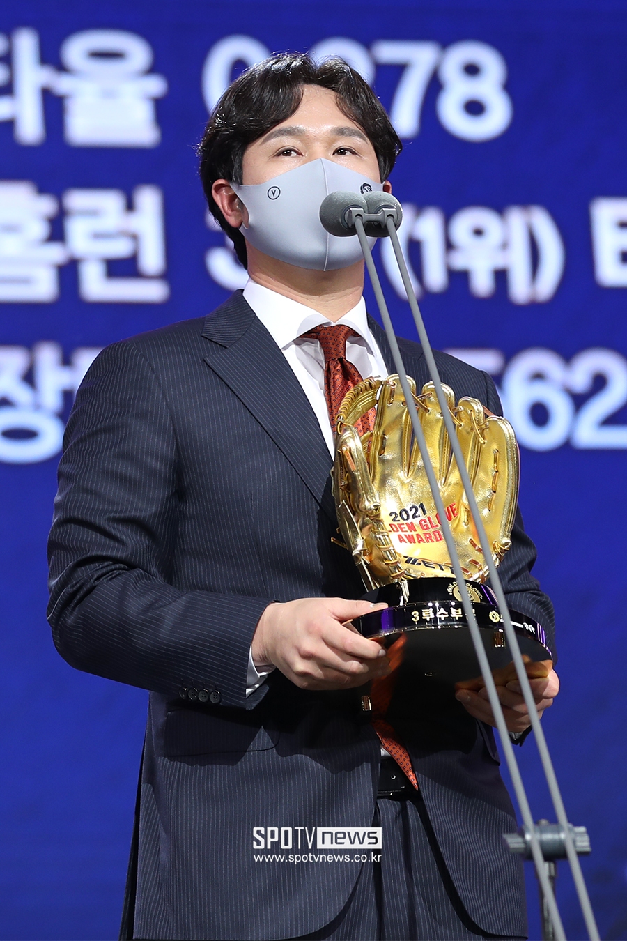 [포토S] 최정, 골든글러브 3루수 부문 선정
